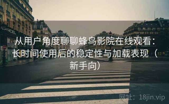 从用户角度聊聊蜂鸟影院在线观看：长时间使用后的稳定性与加载表现（新手向）
