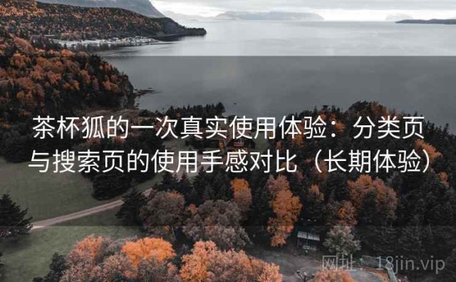 茶杯狐的一次真实使用体验：分类页与搜索页的使用手感对比（长期体验）