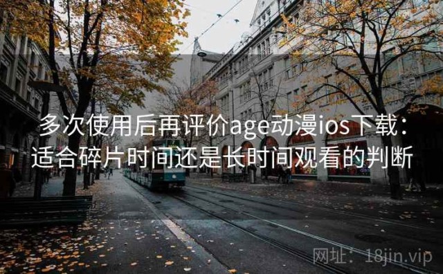 多次使用后再评价age动漫ios下载：适合碎片时间还是长时间观看的判断