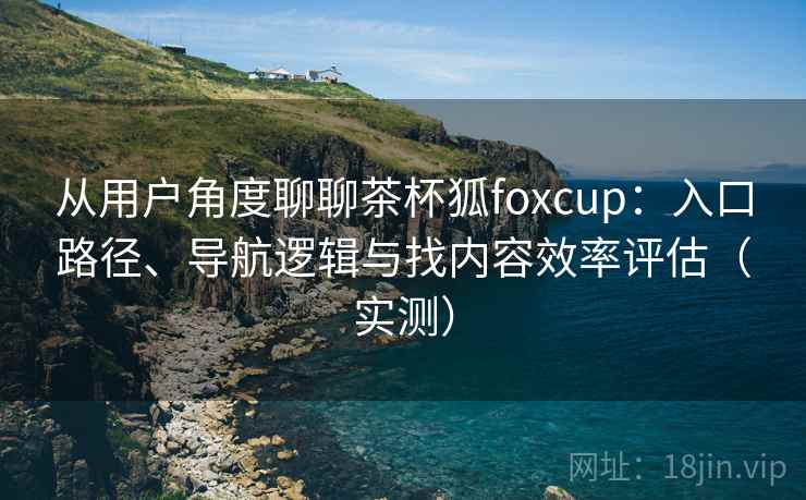 从用户角度聊聊茶杯狐foxcup：入口路径、导航逻辑与找内容效率评估（实测）