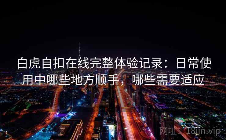 白虎自扣在线完整体验记录：日常使用中哪些地方顺手，哪些需要适应