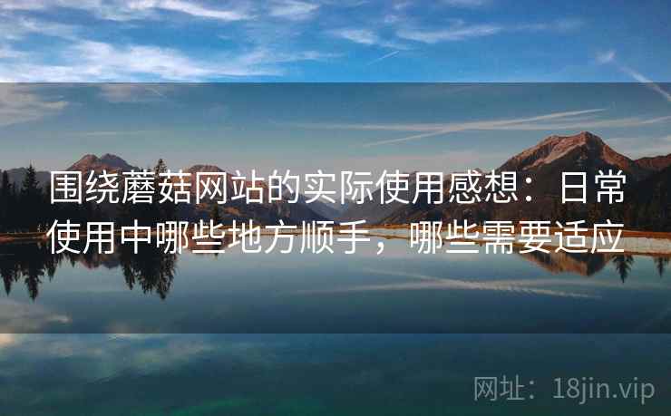 围绕蘑菇网站的实际使用感想：日常使用中哪些地方顺手，哪些需要适应